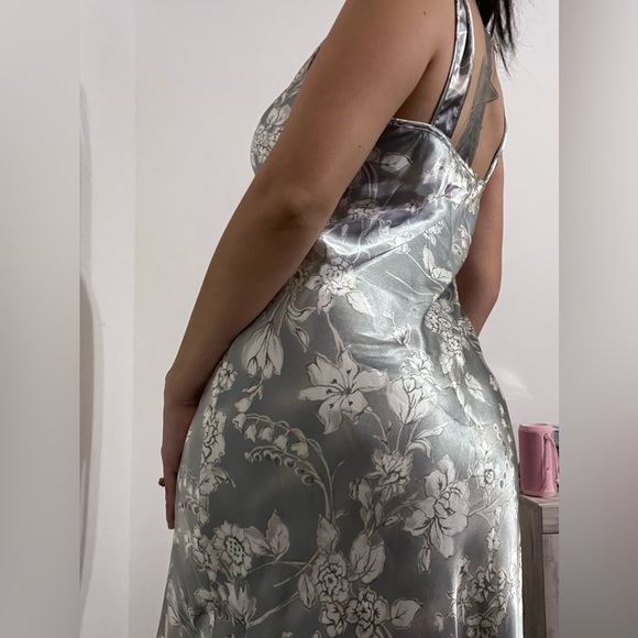 Vintage floral lingerie slip dress size small - Picture 4 of 5